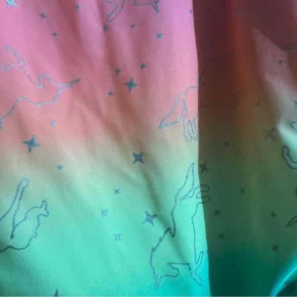 Girls | Unicorns | Size Large 10/12 | One-Piece Swimsuit - Picture 5 of 6